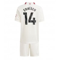 Manchester United Christian Eriksen #14 Replika babykläder Tredjeställ Barn 2023-24 Kortärmad (+ korta byxor)